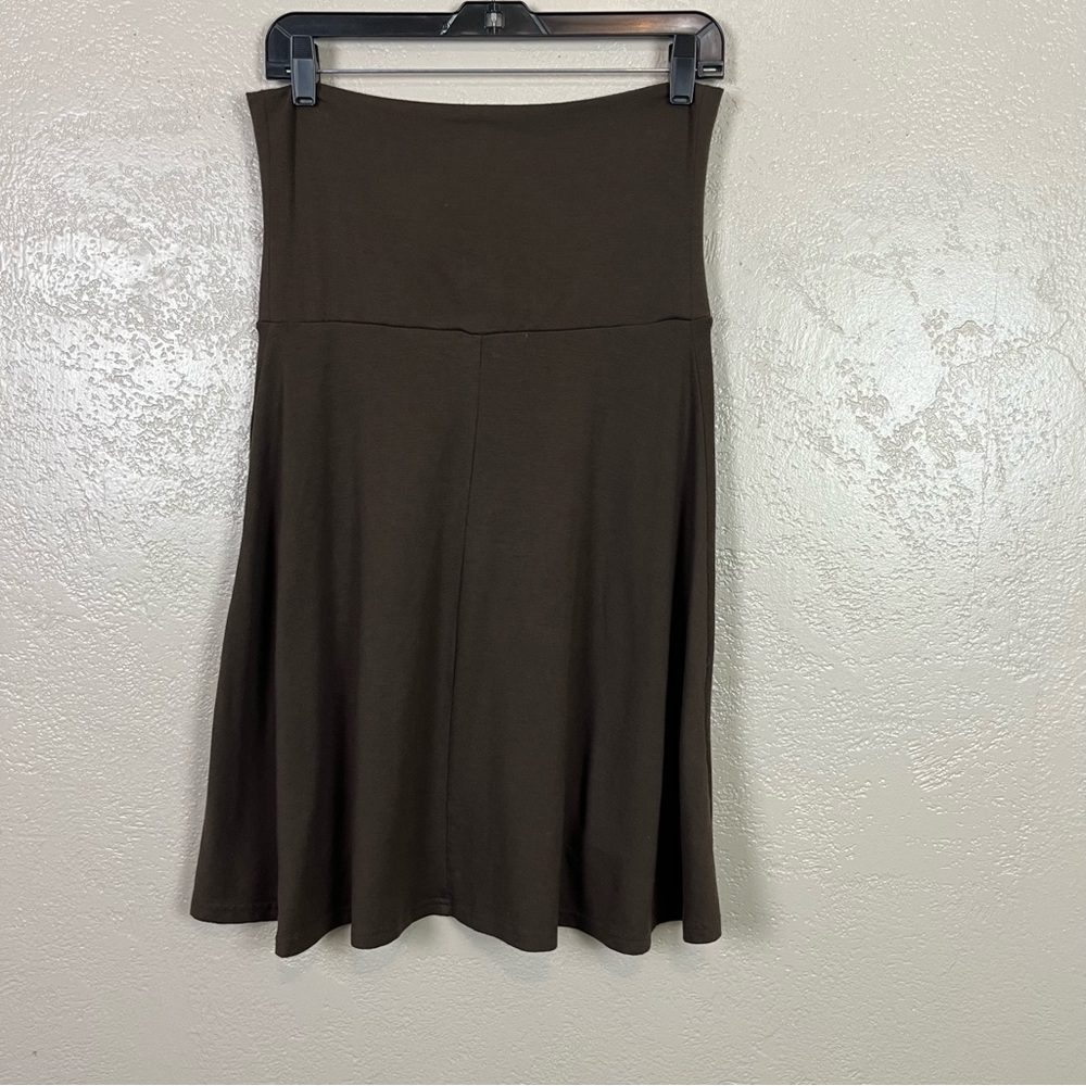 5 for $30 Old navy maternity shorts style skirt Sz Xsmall brown Stretch  Waist‎